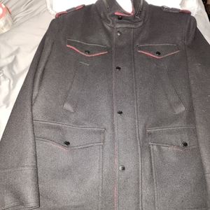 Men Black Guess Military Coat XL 🔥Host Pick🔥